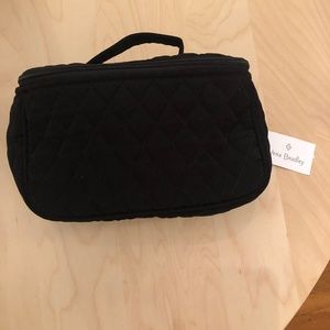 New Vera Bradley Travel Cosmetic Bag Classic Black